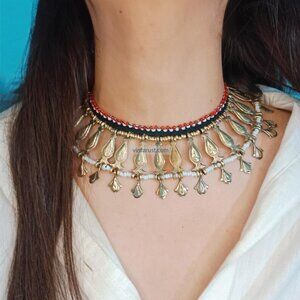 Afghan Tribal Vintage Necklace, Ethnic Afghan Necklace, Kuchi Jewelry